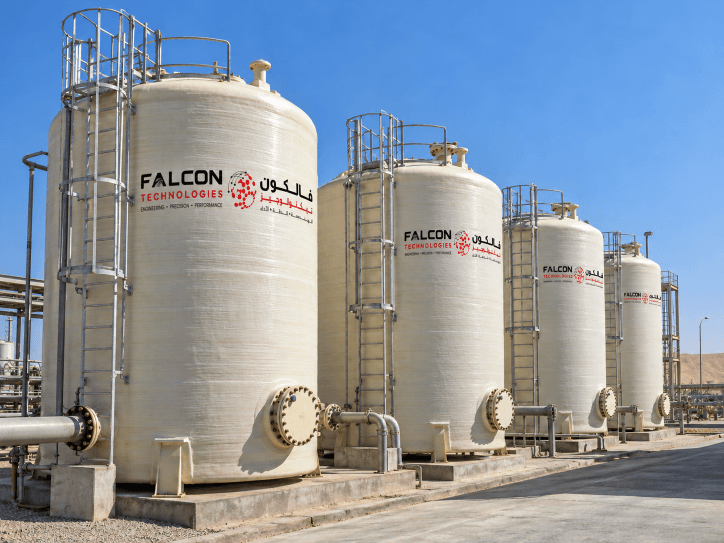 FRP Tanks by Falcon Technologies — Saudi Arabia