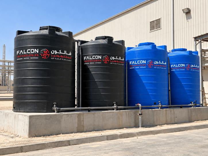 Polyethylene Tanks by Falcon Technologies — Saudi Arabia
