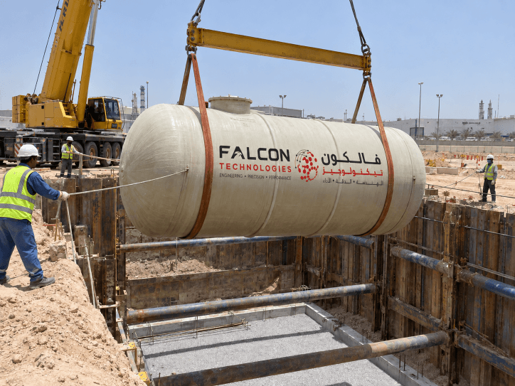 Underground Tanks by Falcon Technologies — Saudi Arabia