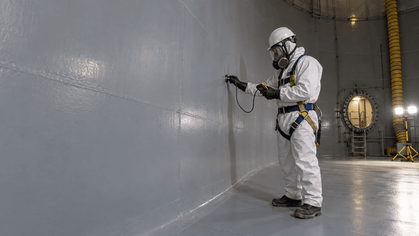 Chemical-Resistant Tank Lining