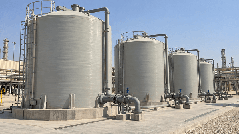 50,000L FRP Water Storage Tanks