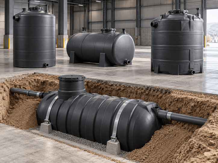 Polyethylene Tanks by Falcon Technologies in Saudi Arabia