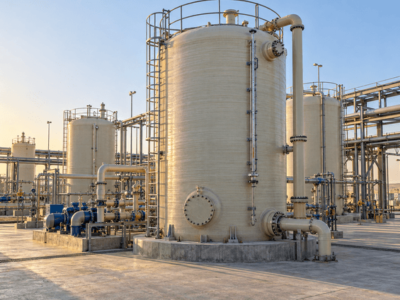 Vertical FRP Tank