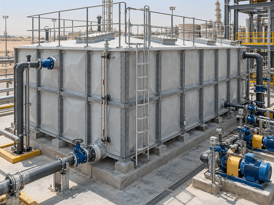Rectangular FRP Tank