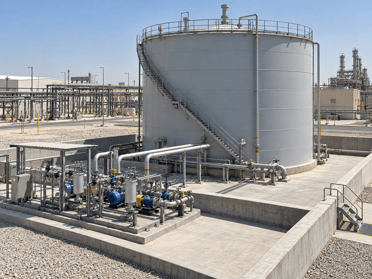 Industrial Fuel Storage Tank